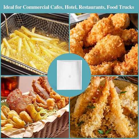 Fryer Filter Paper Envelope Style，13.5x20.5 Inch,1.5Inch Hole 1 Side，105Pcs in Saudi Arabia