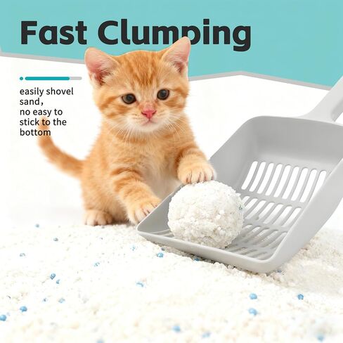 Tapioca Cat Litter, Clumping Low Dust for Automatic Litter Box, Odor Control Natural Plant-Based, 1-Pack in Kuwait