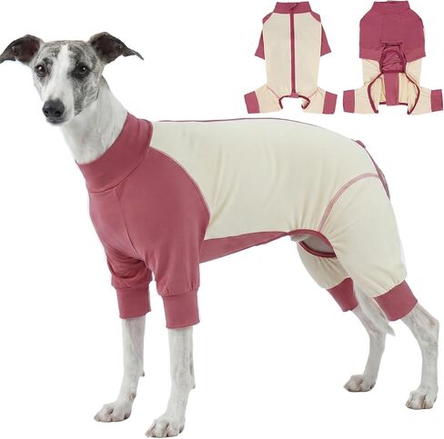 Lelepet Dog Sun Shirt, UPF 50+ Dog Sun Protection Full-Body Shirt, Lightweight Breathable Dog Cooling Vest, Quick Dry Summer Clothes for Small Medium Dogs, Pink 2XL in Kuwait