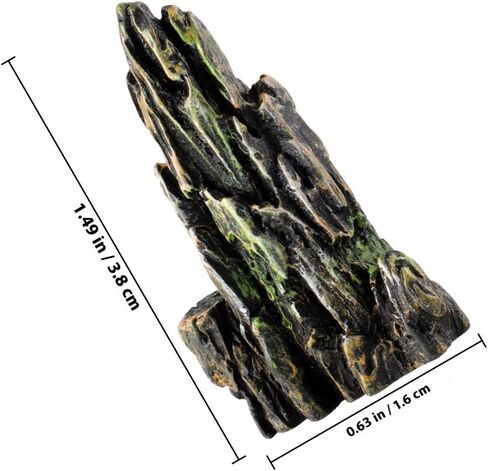 Toyvian Mini Resin Rockery Statues, 8Pcs Miniature Mountain Figurines for Aquarium Decor Fairy Garden Tiny Accessories for Terrarium Bonsai Zen Garden Fish Tank Landscaping in Kuwait