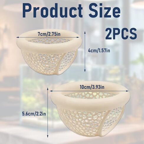 2-Piece Set Beta Hammock For Aquarium | Betta Fish Tank Accessories | Betta Fish Hammock | Floating Betta Hide | Betta Hammock | Aquarium Decor | Betta Bed | Betta Hideout | Floating Betta Log (Beige) in Kuwait