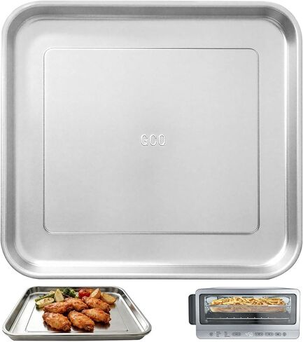 Air Fryer Replacement Tray for Ninja 8 in 1 SP151 Flip Toaster Oven Air Fryer, 12.9''× 11.5'' Air Fryer Grill Pan Crisper Plate Rack Tray Accessories Replacement Parts, Dishwasher Safe in Kuwait