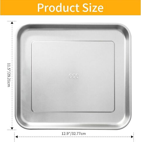 Air Fryer Replacement Tray for Ninja 8 in 1 SP151 Flip Toaster Oven Air Fryer, 12.9''× 11.5'' Air Fryer Grill Pan Crisper Plate Rack Tray Accessories Replacement Parts, Dishwasher Safe in Kuwait