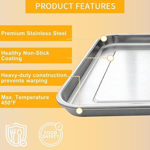 Air Fryer Replacement Tray for Ninja 8 in 1 SP151 Flip Toaster Oven Air Fryer, 12.9''× 11.5'' Air Fryer Grill Pan Crisper Plate Rack Tray Accessories Replacement Parts, Dishwasher Safe in Kuwait