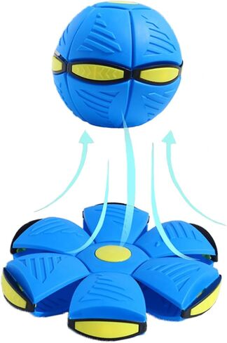 Magic Bouncing Ball, Magic Meta Ball,Magic Flying Saucer,Bouncy Ball,Flying Saucer Dog Toy for Interactive Play for Small and Large Dogs (Blue) in Kuwait