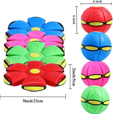 Magic Bouncing Ball, Magic Meta Ball,Magic Flying Saucer,Bouncy Ball,Flying Saucer Dog Toy for Interactive Play for Small and Large Dogs (Blue) in Kuwait