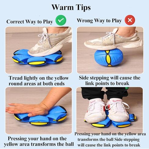 Magic Bouncing Ball, Magic Meta Ball,Magic Flying Saucer,Bouncy Ball,Flying Saucer Dog Toy for Interactive Play for Small and Large Dogs (Blue) in Kuwait