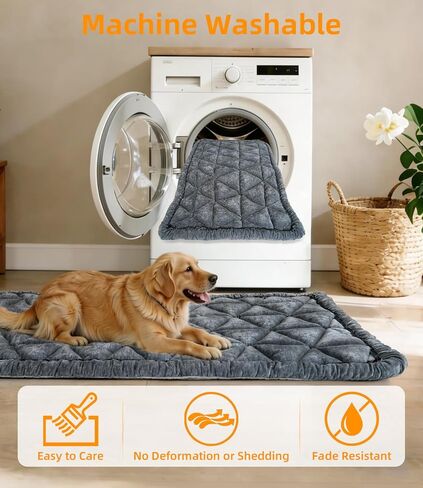 Backseat Pet Bed Mat, Non-Slip Dog Seat Cover with Scratch-Resistant Padding, Dog Bed for Cars, Trucks & SUVs, Universal Fit for Backseat Extenders (Gray) in Saudi Arabia