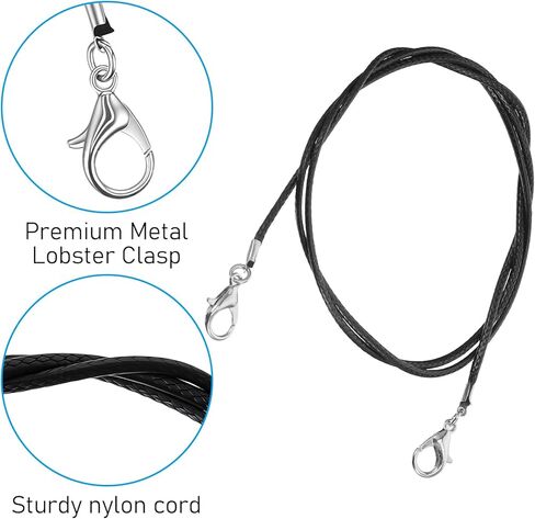 Molain 3 Pcs Cat Wand Toy Replacement Strings, 25 Inch Long Cat Toy String Cat Toy Wire with Lobster Clasps for All Lures Cats Stick in Kuwait