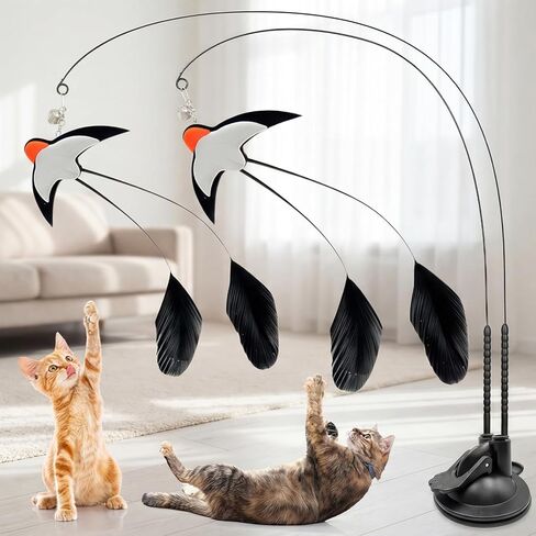 Walfront Interactive Multi Cat Toys for Indoor Cats – Keeps Multiple Cats Busy, Reduces Aggression & Boredom, Perfect for Multi-Cat Homes in Kuwait