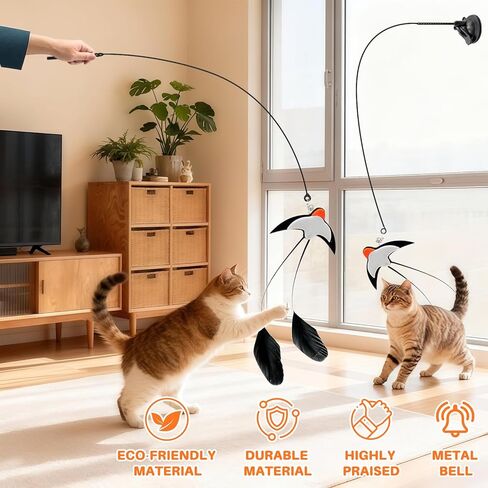 Walfront Interactive Multi Cat Toys for Indoor Cats – Keeps Multiple Cats Busy, Reduces Aggression & Boredom, Perfect for Multi-Cat Homes in Kuwait