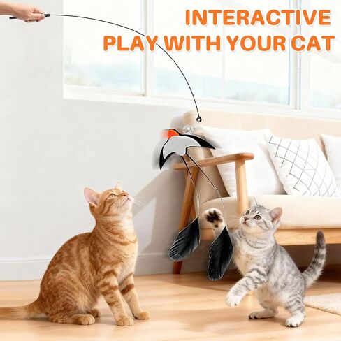 Walfront Interactive Multi Cat Toys for Indoor Cats – Keeps Multiple Cats Busy, Reduces Aggression & Boredom, Perfect for Multi-Cat Homes in Kuwait