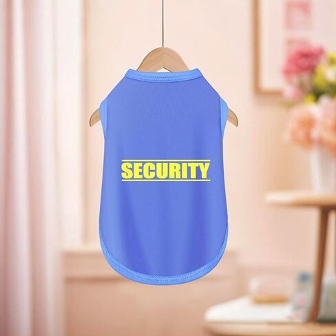 Breathable Soft Dog Shirts with Security Printing - Pet Clothes for Small, Medium & Large Dogs.Blue&S in Kuwait