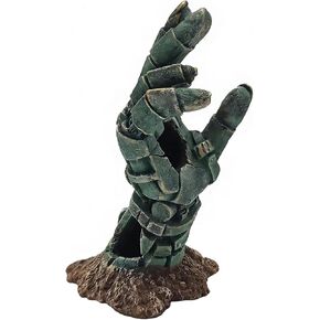Aquarium Decoration Theme Decoration - Aquarium Hidden Cave Fish Tank Decoration, Reptile Cave Hidden Climbing Play Decoration Accessories, Suitable for Fighting Fish, Shrimp, Lizards, Amphibians in Kuwait