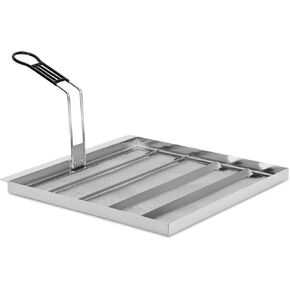 AF45 Commercial Deep Fryer Filter, 13.75" X 13.75" Fryer Oil Filter, 304 Stainless Steel, 550 Microns, Extend Oil Life By 40% for Commercial Kitchens and Restaurants in Kuwait