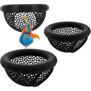 2-Piece Set Betta Fish Hammock,Betta Bed,Beta Fish Hammock,Betta Hammock for Aquarium,Beta Fish Tank Decor,Beta Hammock for Aquarium,Betta Log,Betta Tank Accessories,Floating Betta Hammock in Kuwait