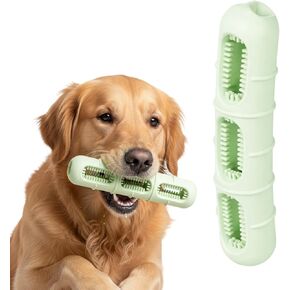 Bite and Brush Dental Toy for Dogs, Interactive Chew Station with Bristle Texture, Plaque Removal and Gum Massage Solution, Food-Grade TPE Material for Aggressive Chewers in Kuwait