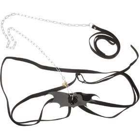 ibasenice Tortoise Traction Harness Leash with Wing Decor, Adjustable Outdoor Control Rope for Large Land Turtles, Black Pulling Rope with Random Chain Accessories in Kuwait