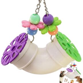 Single Rat Accessories, Rat Cage Accessories, Rat Enrichment Decoration for Foraging Tube Enrichment Activity for Rats, Mice, Mouse in Saudi Arabia