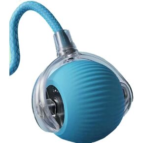 Interactive Electric Ball for Cats and Dogs – USB Rechargeable Automatic Chase Toy with Speedy Tail, Self-Playing Moving Pet Toy to Keep Them Busy. Ideal for Bored Indoor Cats & Anti-Boredom (Blue) in Kuwait
