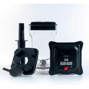 مجموعة التحديثية لمزج الفراغ من VOID لـ Vitamix - وعاء وغطاء ومكبس وشاحن كامل خالٍ من مادة BPA | حول Vitamix الخاص بك إلى خلاط فراغ متفوق | مكنسة كهربائية أسرع بمرتين، ورغوة أقل in Kuwait