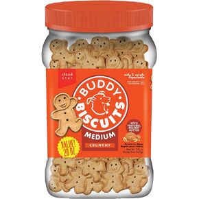 Buddy Biscuits Crunchy Medium Dog Treats, Peanut Butter, 20 oz. Jar in Kuwait