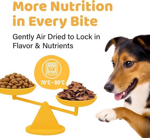 iPaw Air-Dried Turkey Dog Treats, Extra Virgin Olive Oil Added, Made with Turkey Meat, Chicken Heart and Duck Liver, High Protein, Soft Treats for All Age Dogs, Freeze-Dried Alternative (3.5oz/Pack) in Kuwait