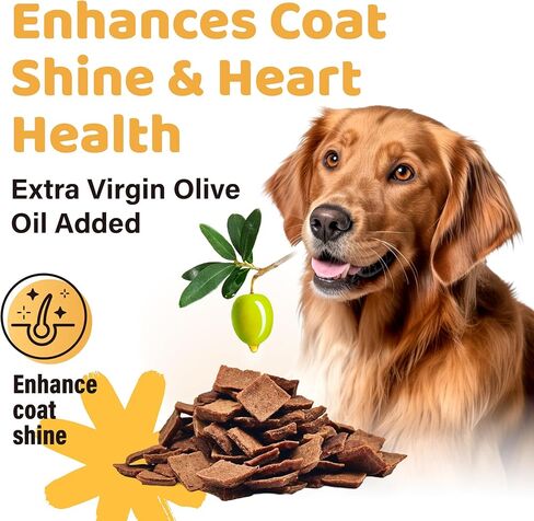 iPaw Air-Dried Turkey Dog Treats, Extra Virgin Olive Oil Added, Made with Turkey Meat, Chicken Heart and Duck Liver, High Protein, Soft Treats for All Age Dogs, Freeze-Dried Alternative (3.5oz/Pack) in Kuwait