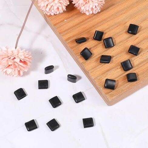 Thinp 20 Pcs Air Fryer Rubber Bumpers, Air Fryer Rubber Feet Silicon Rubbers Tips Non Scratch Protective Covers Air-Fryer Replacement Parts Accessories for Grill Pan (Black) in Kuwait
