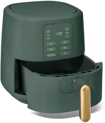 Wonderful 3-Quart Digital Air Fryer with TurboCrisp Technology, Compact Countertop Design with 4 Presets for Baking Roasting and Reheating (Thyme Green) in Saudi Arabia