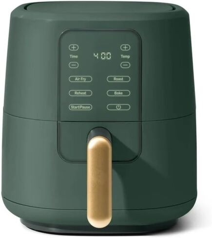 Wonderful 3-Quart Digital Air Fryer with TurboCrisp Technology, Compact Countertop Design with 4 Presets for Baking Roasting and Reheating (Thyme Green) in Saudi Arabia