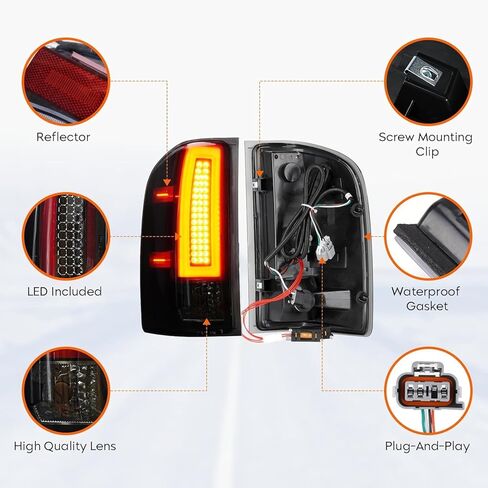 ضوء خلفي + مصباح شحن الفرامل الثالث لسيارة Chevy Silverado 1500 07-13، 2500HD & 3500HD 07-14، GMC Sierra 3500HD 08-14، مصباح إيقاف خلفي عالي التثبيت، GM2800207 GM2801207 in Kuwait