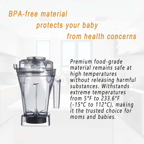 for Blenders 48oz Ascent Container, replace A2300 A2500 A3300 A3500 X2 X3 X4 X5 V1200 V1500, compatible with Ascent/Ascent X/Venturist Series Pitcher Jar Cup in Kuwait