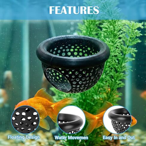 2 Pcs Betta Hammock, Floating Betta Hammock Shrimp Shelter Bettas Fish Toys Aquarium Decor 3D Printed Aquarium Decor for Bettas Fishes, Shrimp and Small Fish in Kuwait