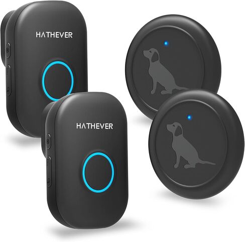Dog DoorBell for Potty Training, Wireless Doggie Door Bell Operating at 1000 Feet with IP65 Waterproof Touch Button, 32 Melodies in Kuwait