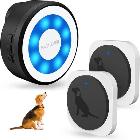 Dog Bells to Go Outside, Wireless Dog Doorbell Operating at 1000 Feet with Chew Resistant IP65 Waterproof Touch Button, CD Quality Sound & 4 Notification Modes in Saudi Arabia