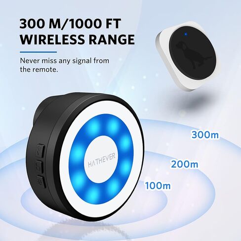 Dog Bells to Go Outside, Wireless Dog Doorbell Operating at 1000 Feet with Chew Resistant IP65 Waterproof Touch Button, CD Quality Sound & 4 Notification Modes in Saudi Arabia