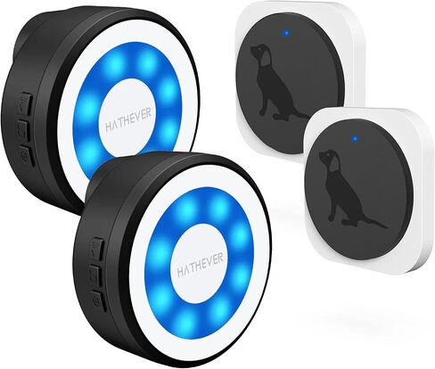 Dog Bells to Go Outside, Wireless Dog Doorbell Operating at 1000 Feet with Chew Resistant IP65 Waterproof Touch Button, CD Quality Sound & 4 Notification Modes in Saudi Arabia