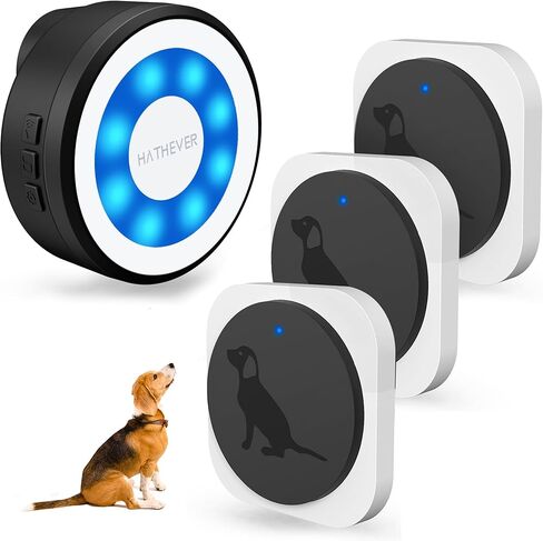 Dog Bells to Go Outside, Wireless Dog Doorbell Operating at 1000 Feet with Chew Resistant IP65 Waterproof Touch Button, CD Quality Sound & 4 Notification Modes in Saudi Arabia
