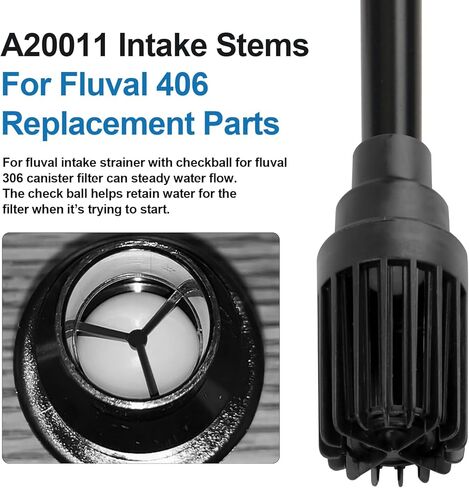 A20011 Intake Stem with Intake Strainer Fit for Fluval 305/405/306/406/307/407 Models Aquarium Tank, Keeps Water Crystal Clear Intake Valve Stem for Fluval Replacement Parts in Kuwait