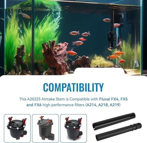 Magluv FX4/FX5/FX6 Filter Intake Stem Replacement for Fluval FX4/FX5/FX6 High Performance Filters (A214, A218, A219), FX Series Replacement Parts for Fluval Intake Stem, A20225 in Kuwait