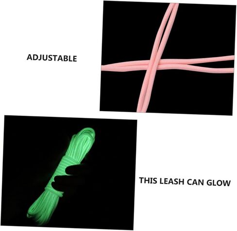 KALLORY 3pcs Lizard Leash and Harness Set, Adjustable Glow-in-the-Dark Reptile Outdoor Harness for Small Pets, Portable Traction Rope for Bearded Dragons and Geckos in Kuwait