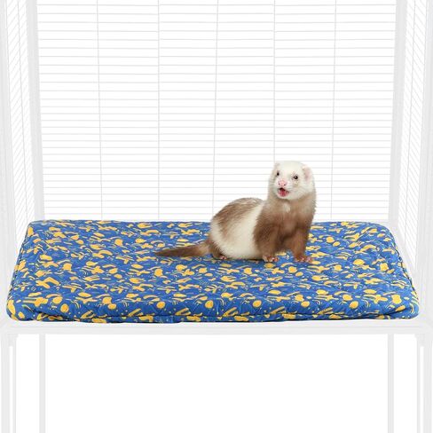 Fitted Liners for Ferret Nation, Critter Nation Cage - Washable Liner for Ferrets, Chinchillas, Rats, Guinea Pig, Hedgehogs & Other Small Animals - Waterproof Cage Accessory (Double Unit Set) in Kuwait