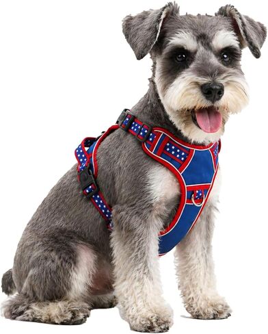 Small Dog Harness No Pull, Puppy Harness with 3 Quick Snap Buckles, Escape Proof Easy Walk Vest for Pug, Yorkie, Chihuahua, Lightweight Tactical Pet Doggy Gear with Handle (S Size) in Saudi Arabia