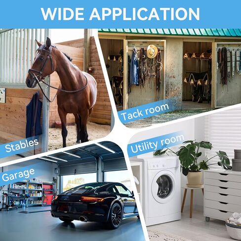 2 Pcs Saddle Pad Rack, Heavy Duty 180 Degree Swing Wall Mounted Horse Blanket Holder with 6 Well-Spaced Extra-Long Arms, Horse Saddle Stand for Various Accessories in Kuwait