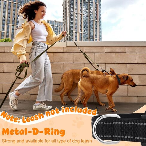 6 Pack Reflective Dog Collars for Large Dogs Adjustable Dog Collars with Safety Buckle for Girl Boy Dogs(13.7-21 inch) in Kuwait