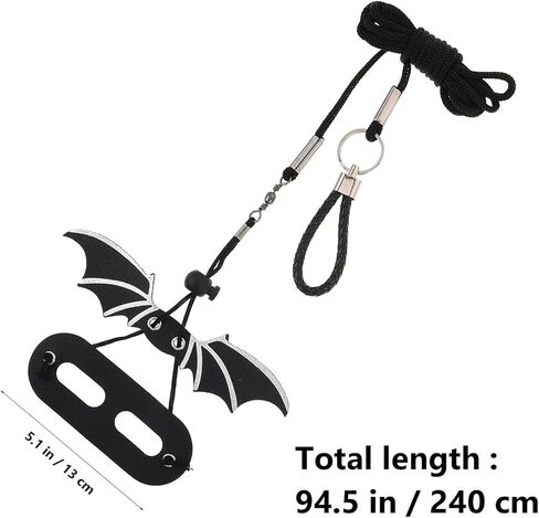 TEHAUX Bearded Dragon Harness Leash Set with Wing Design, Adjustable Leather Reptile Harness Rope for Small Pets Like Lizards, Geckos, and Squirrels, Outdoor Walking Gear in Kuwait