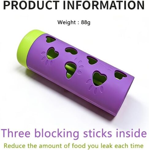 Detachable Slow Feeding Pet Toy | Durable Chewable Treat Roller for Energy Burning & Boredom Relief, Suitable for Small to Medium Dogs & Cats, Indoor & Outdoor Use in Kuwait