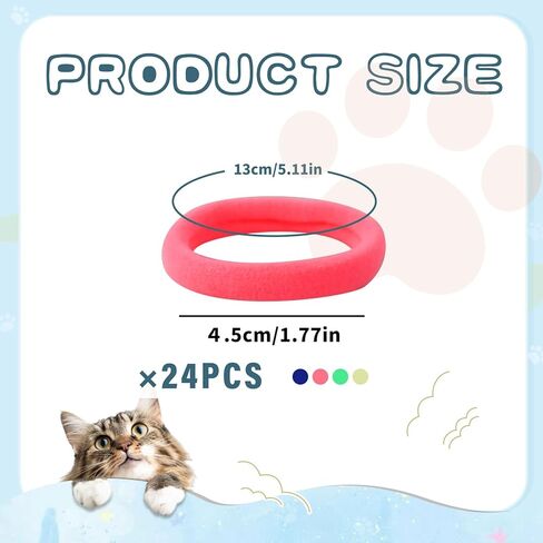 Andiker 12 PCS Cat Toy Set, Soft Cat Chew Toy with Good Elasticity Interactive Cat Toys to Kill Time and Keep Fit (12) in Kuwait