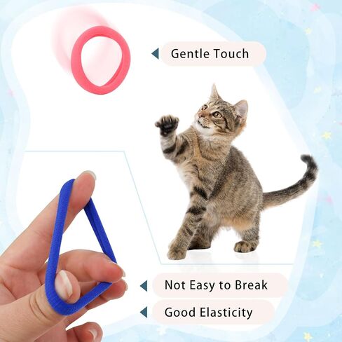 Andiker 12 PCS Cat Toy Set, Soft Cat Chew Toy with Good Elasticity Interactive Cat Toys to Kill Time and Keep Fit (12) in Kuwait